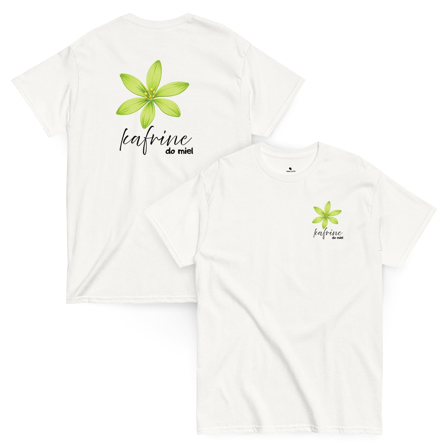 T-shirt 974 - Kafrine do miel 🌼 - créole 100% coton