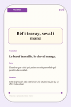 100 proverbes et expressions de La Réunion - volume 2