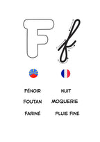 Livret Papier - Mon abécédaire Créole Réunionnais papier  - 55Pages