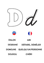 Livret Papier - Mon abécédaire Créole Réunionnais papier  - 55Pages