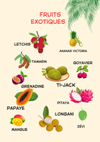 Livre Numérique  - Mes premiers mots créole Réunionnais - 20 Pages