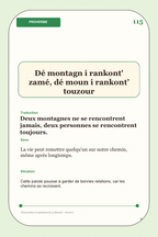 100 proverbes et expressions de La Réunion - volume 2
