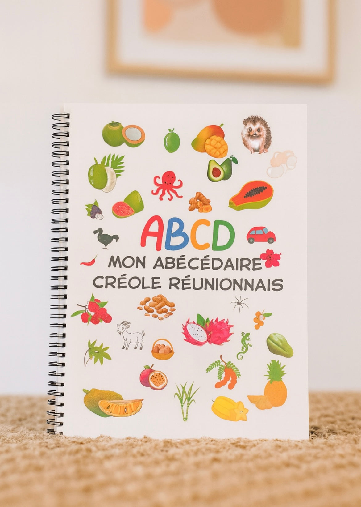 Livret Papier - Mon abécédaire Créole Réunionnais papier  - 55Pages