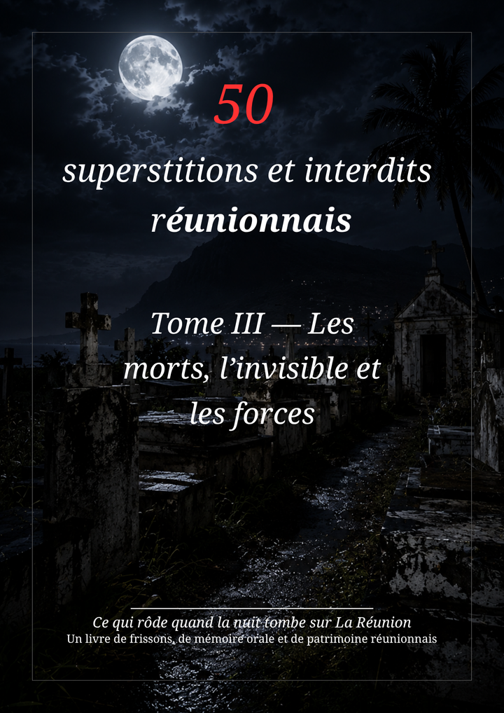 50 superstitions et interdits Réunionnais - Tome III - Les morts , l‘invisible et les forces