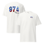 T-shirt Peï " 974 Île de La Réunion" 100% coton