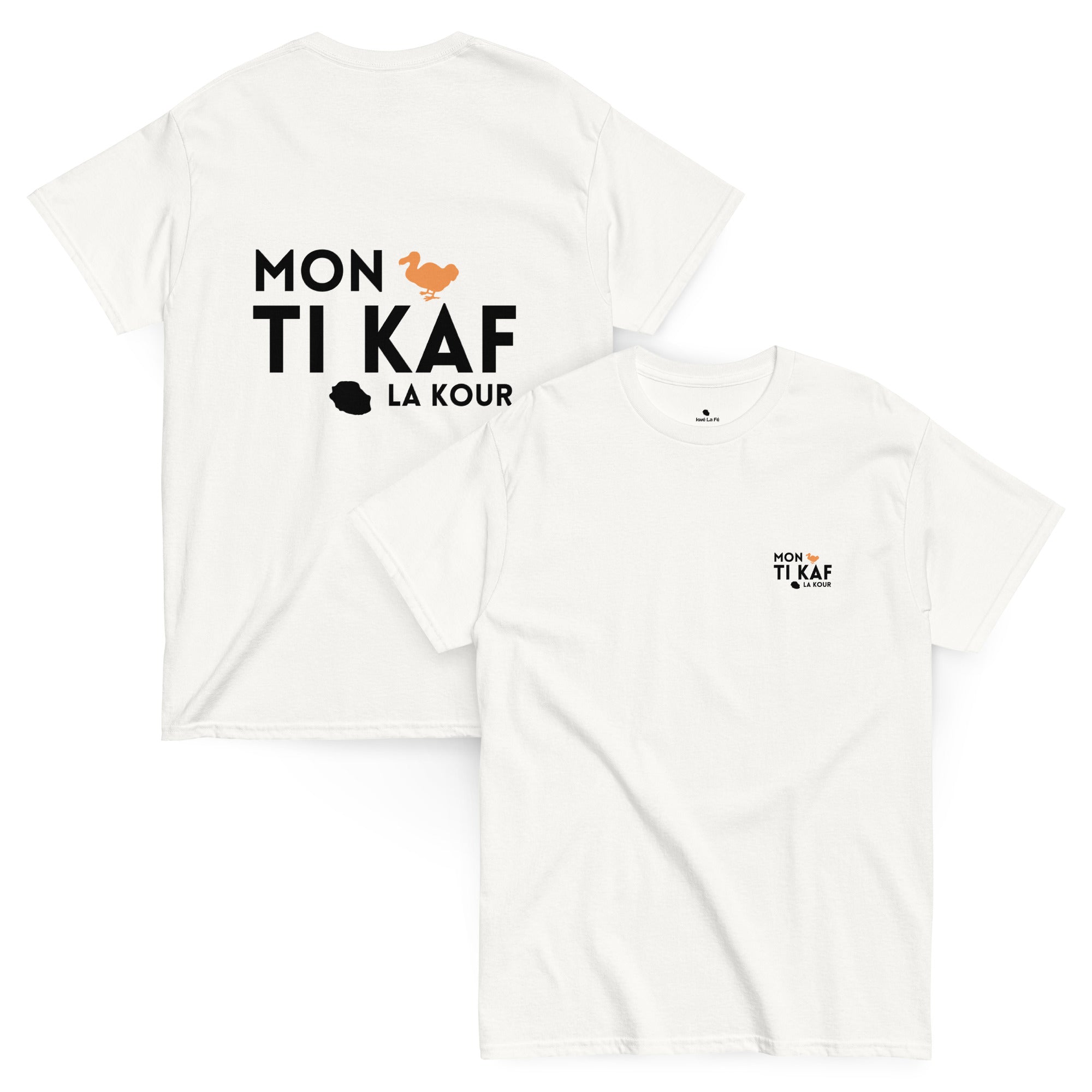 T-shirt Peï 974 " Mon ti kaf la kour "