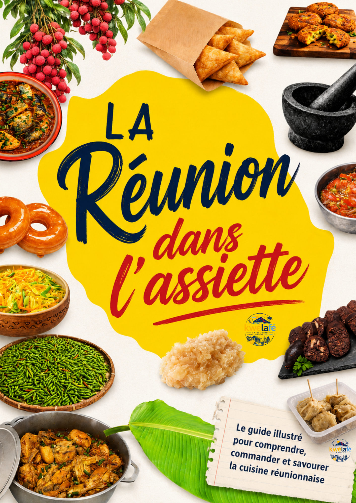 La Réunion dans l‘assiette , Guide culinaire illustré