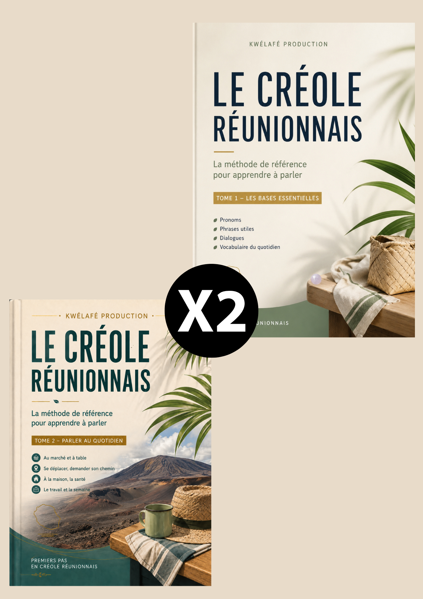 Le créole Réunionnais - Pack- Tome I et II