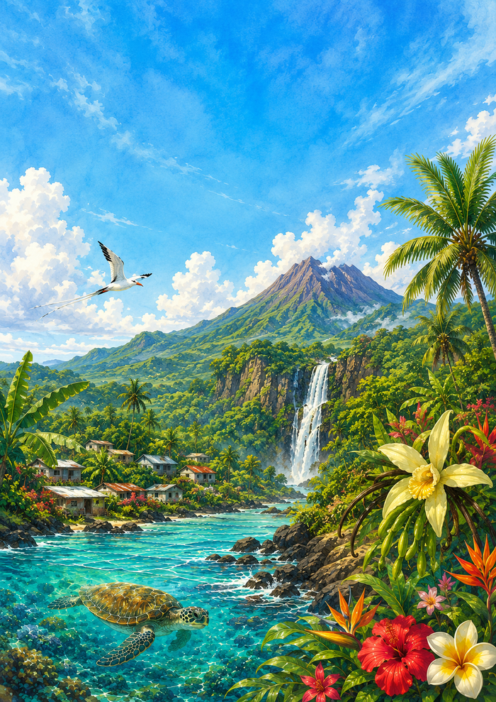 Mon Carnet d'exploration La Réunion — 30 fiches à imprimer