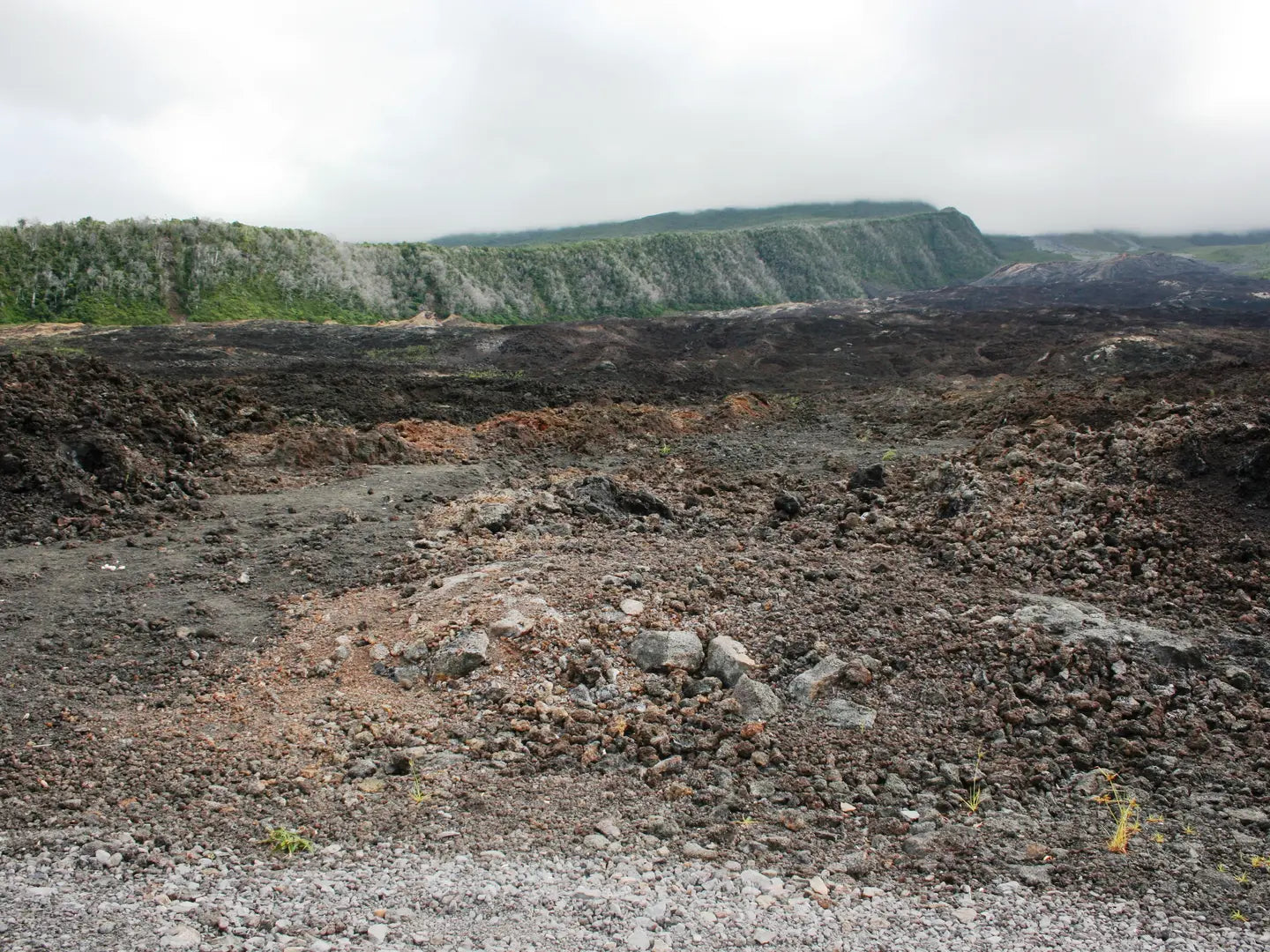Point de vue - Coulée de lave